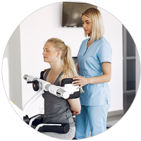 woman Post-Surgical Rehabilitation